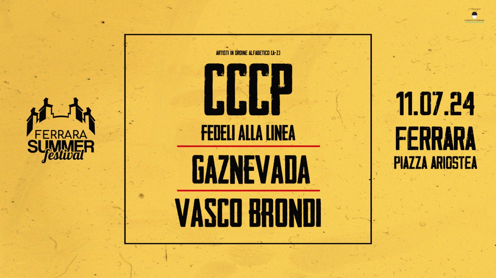 11.07 – CCCP, GAZNEVADA, VASCO BRONDI