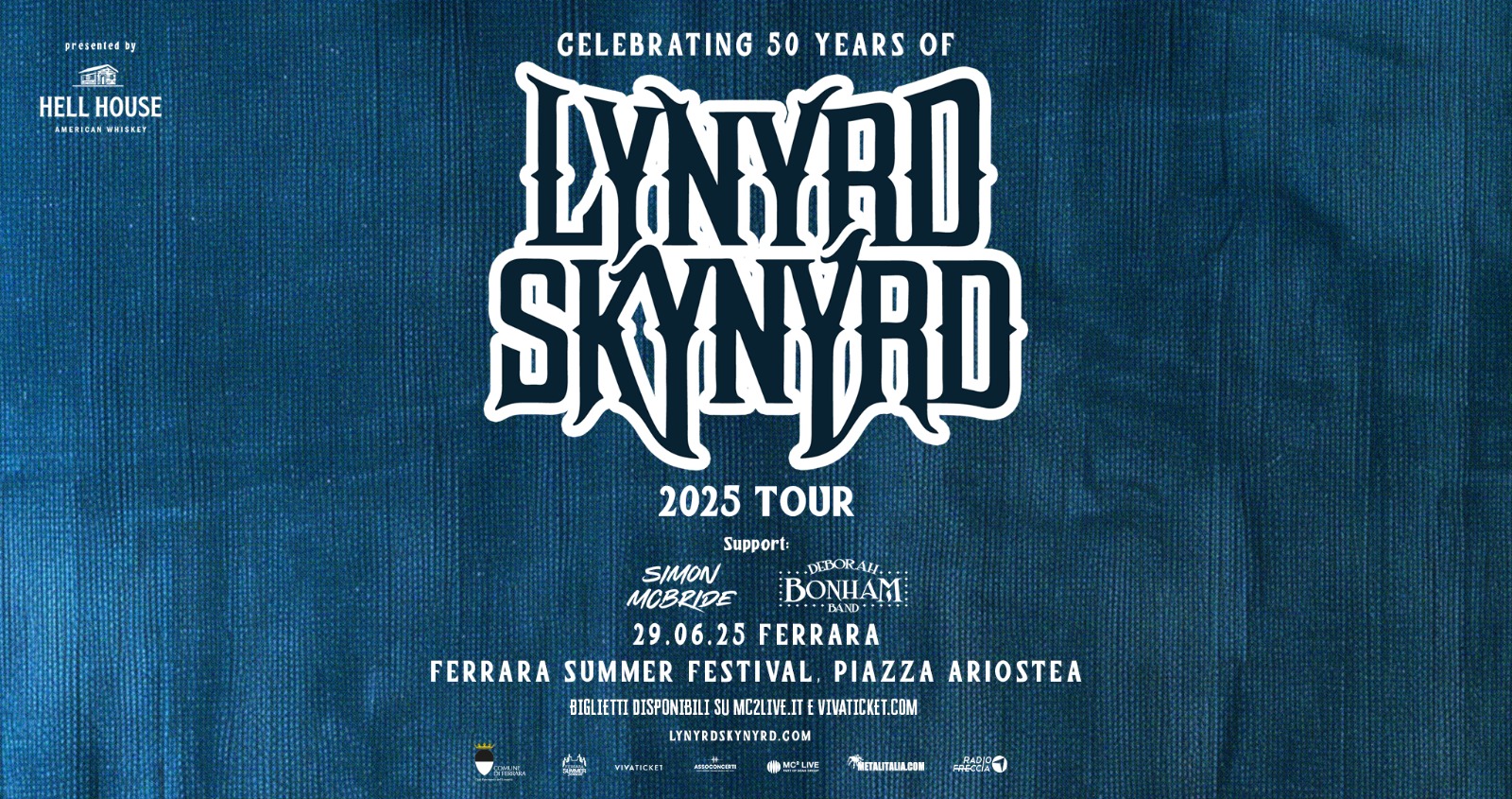 Lynyrd-Skynyrd-Simon-McBride-Deborah-Bonham @ Ferrara Summer Festival
