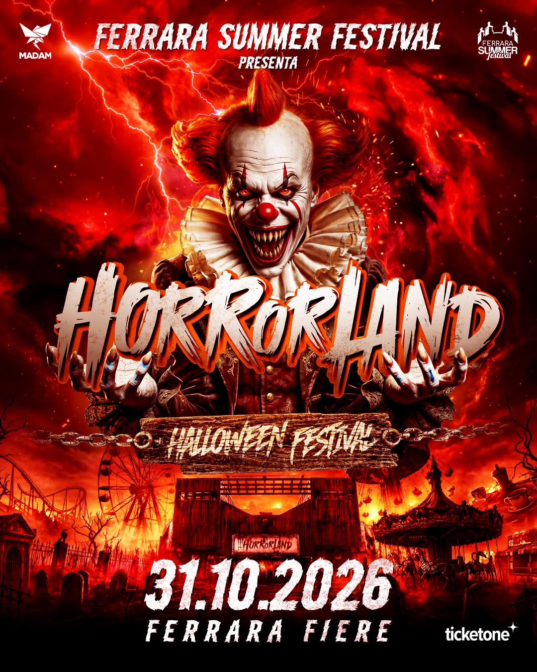 Horrorland Halloween Festival 2026 Ferrara